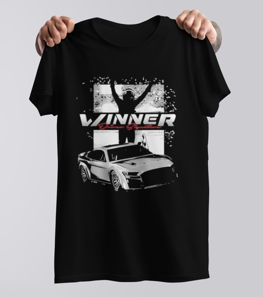 Kyle Larson 2026 Enjoy Illinois 300 Winner Classic Ink Racing T-Shirt