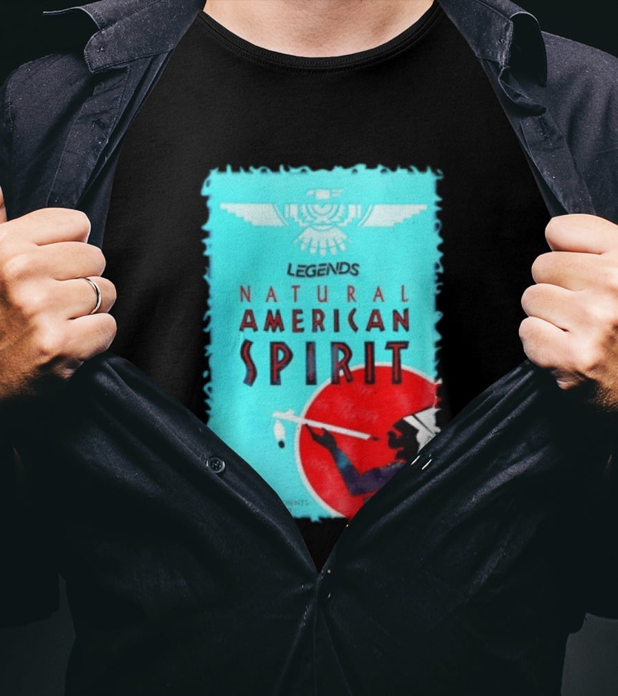 Legends Natural American Spirit Tobacco And Water Ingredients T-Shirt