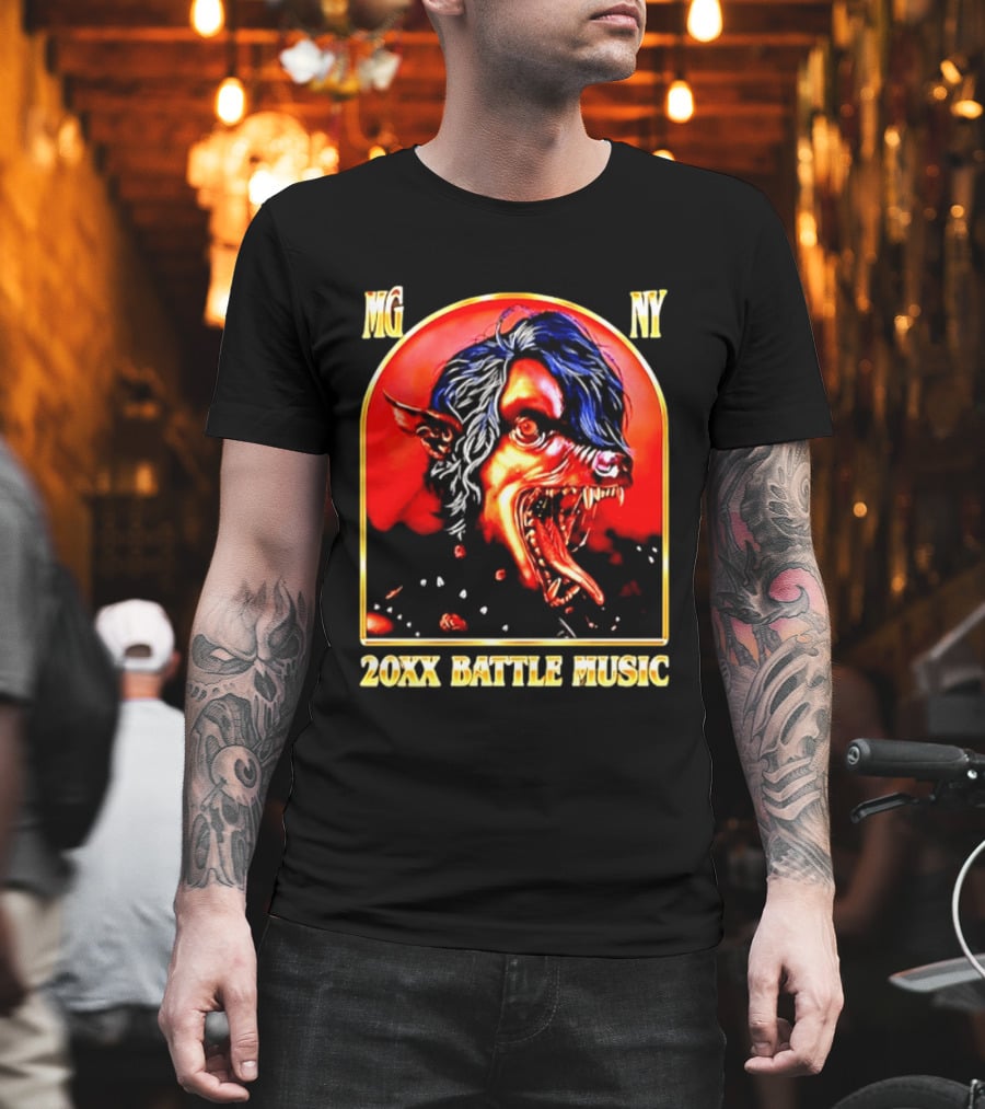 MG NY 20XX Battle Music Machine Gun Kelly Werewolf T-Shirt