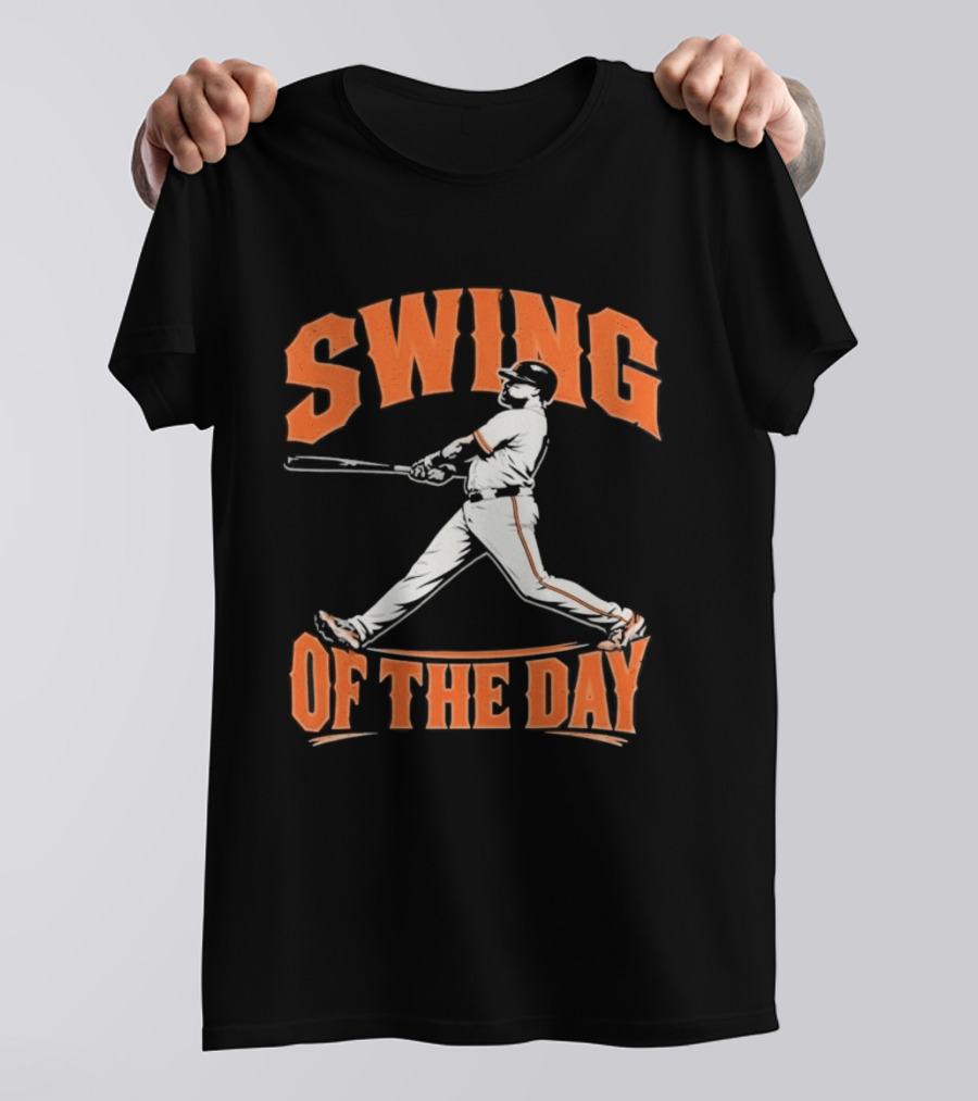 San Francisco Giants 2026 Swing Of The Day Baseball Player T-Shirt