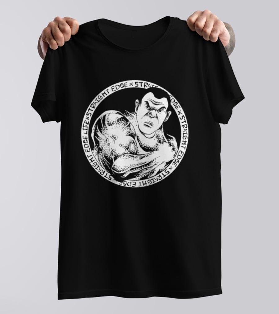 Straight Edge Life X Straight Edge Hardcore Punk T-Shirt