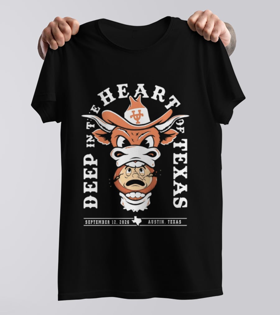 Texas Longhorns Mascot Deep In The Heart Of Texas September 10 2022 Austin Texas T-Shirt
