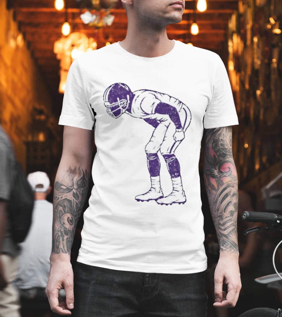 Warren Moon Minnesota Vikings Football Player Vintage Pose T-Shirt