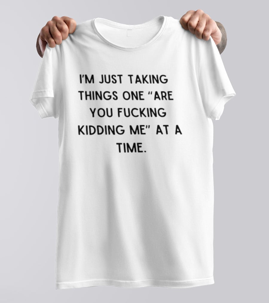 I'm Just Taking Things One Are You Fucking Kidding Me At A Time T-Shirt