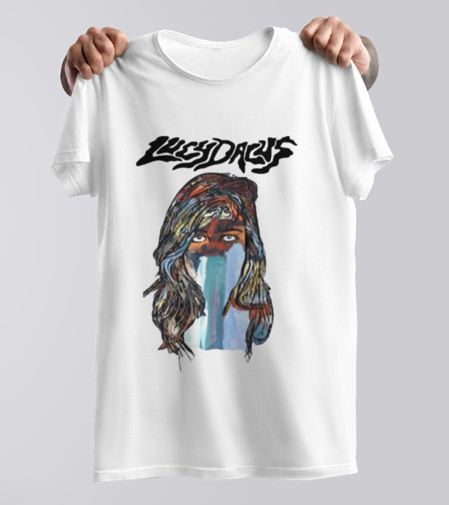 Lucy Dacus Melting Face 34 Length T-Shirt
