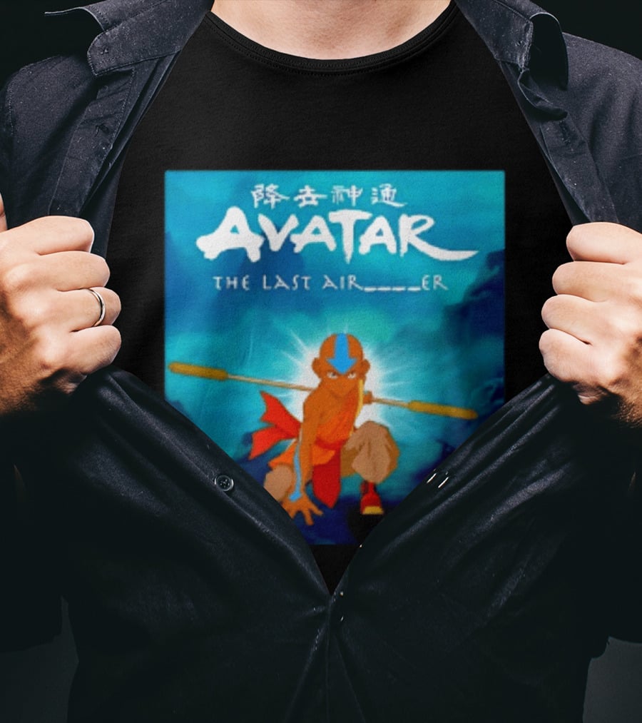 Avatar The Last Airbender Aang Nickelodeon Japanese T-Shirt
