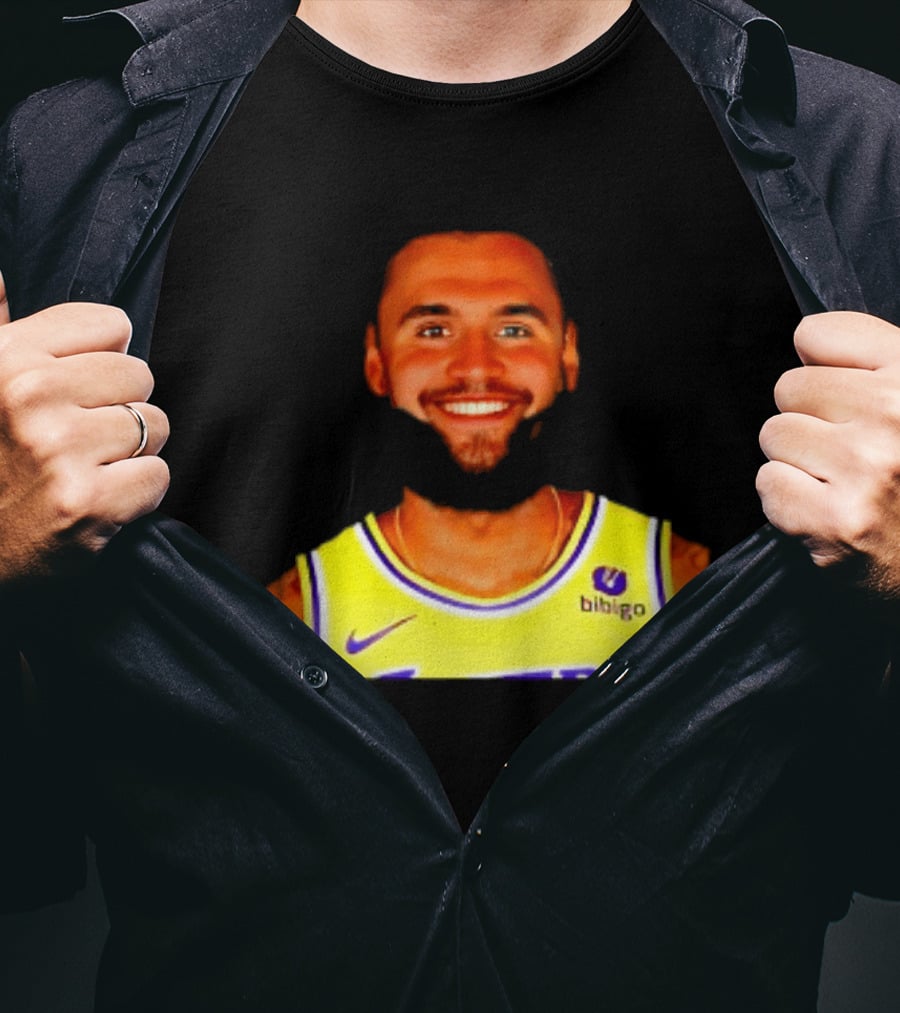 Charlie Kirk And LeBron James Los Angeles Lakers Basketball Meme T-Shirt