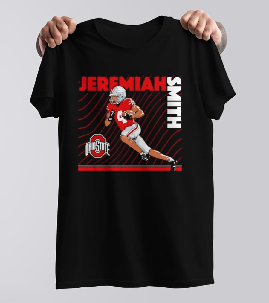 Jeremiah Smith Ohio State Buckeyes Neon Nights NCAA Football T-Shirt