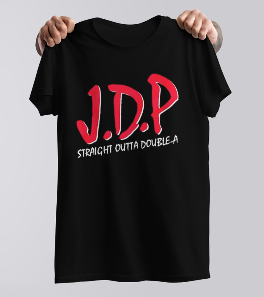 Josue De Paula JDP Straight Outta Double A Los Angeles Dodgers T-Shirt