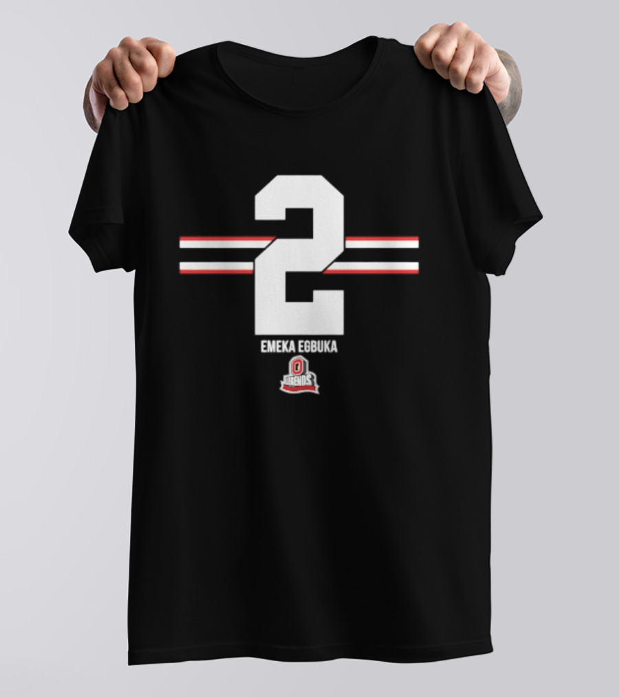 Emeka Egbuka 2 Ohio State Buckeyes NCAA Football T-Shirt