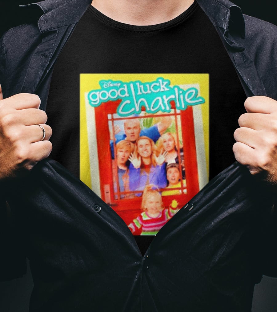 Disney Good Luck Charlie Family Door Scene T-Shirt