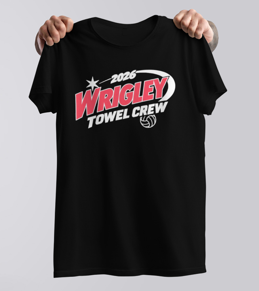 2026 Wrigley Towel Crew Volleyball Nebraska T-Shirt