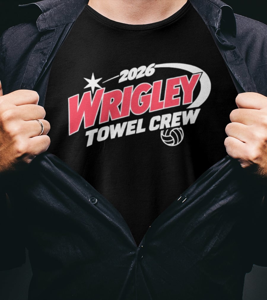 2026 Wrigley Towel Crew Volleyball Nebraska T-Shirt