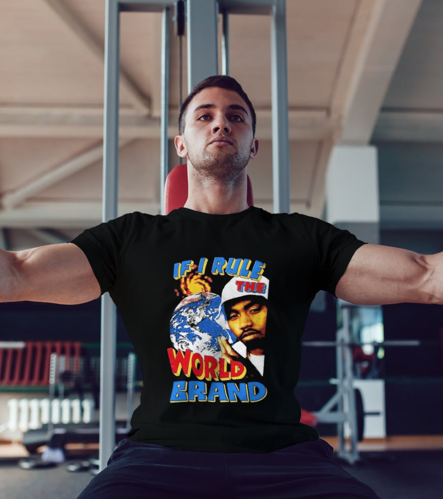 Nas If I Rule The World Hip Hop Earth Brand T-Shirt