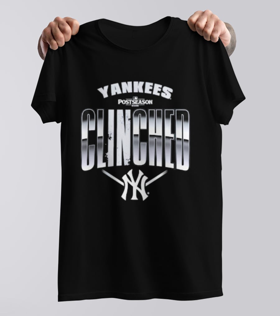 Yankees Clinched 2026 Postseason Locker Room T-Shirt
