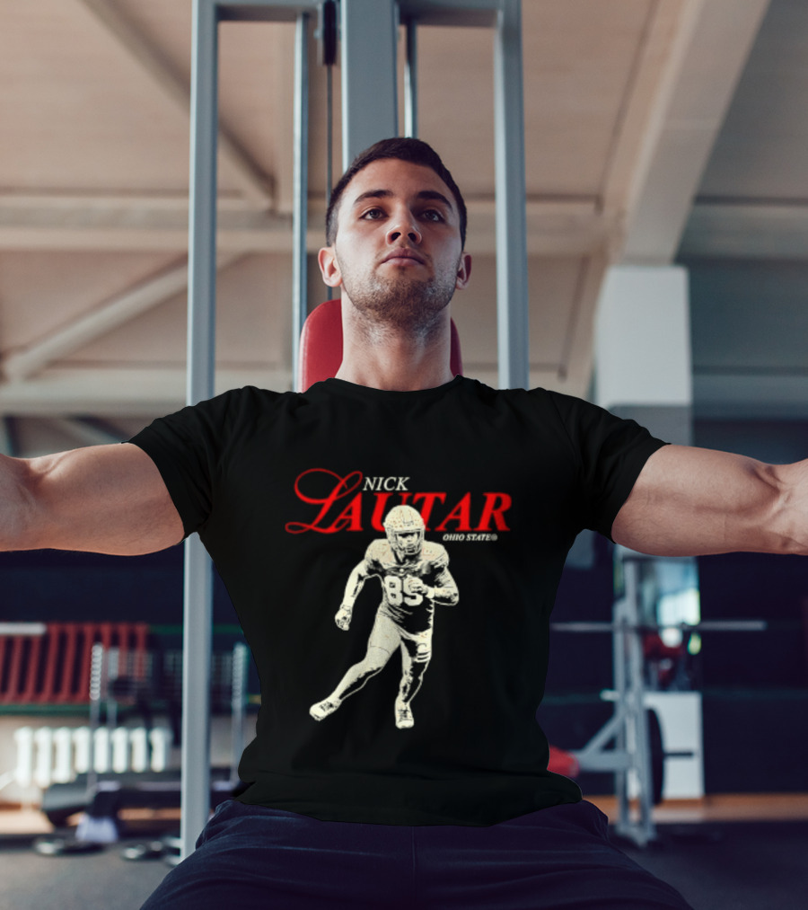 Nick Lautar Ohio State Buckeyes 89 NCAA T-Shirt