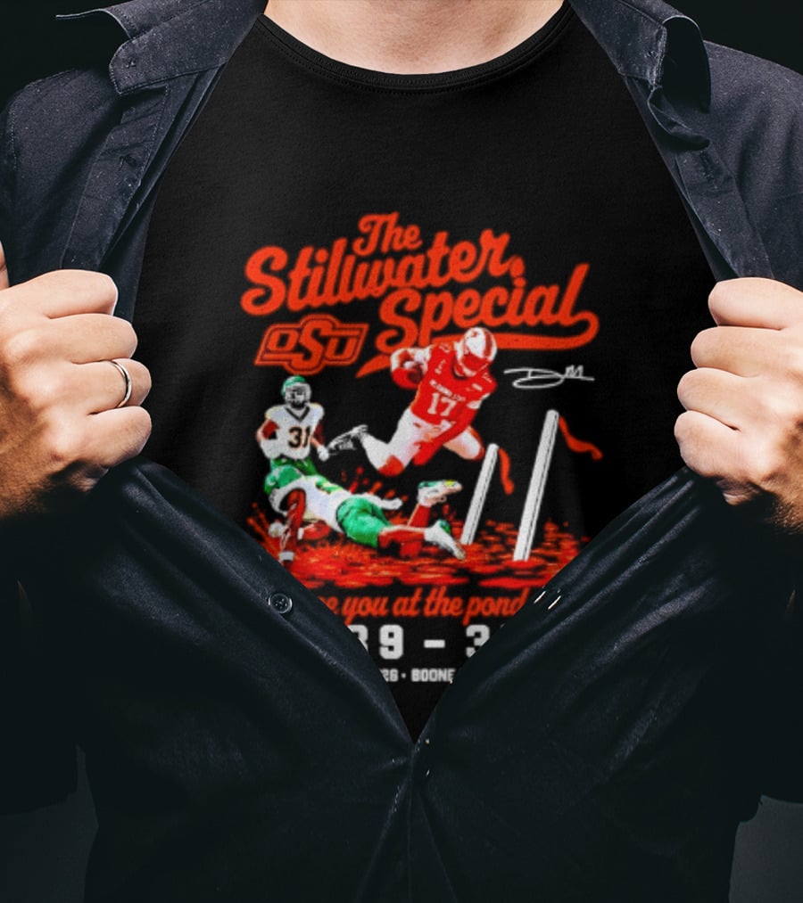 Oklahoma State Cowboys The Stillwater Special See You At The Pound 39 31 Oregon Football Victory September 11 2023 Boone Pickens Stadium T-Shirt