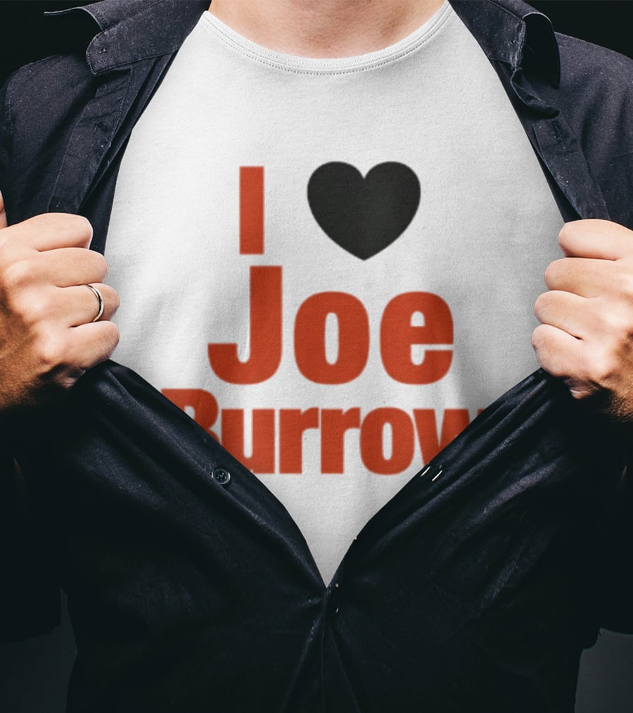 I Heart Joe Burrow Cincinnati Bengals 2026 Season T-Shirt