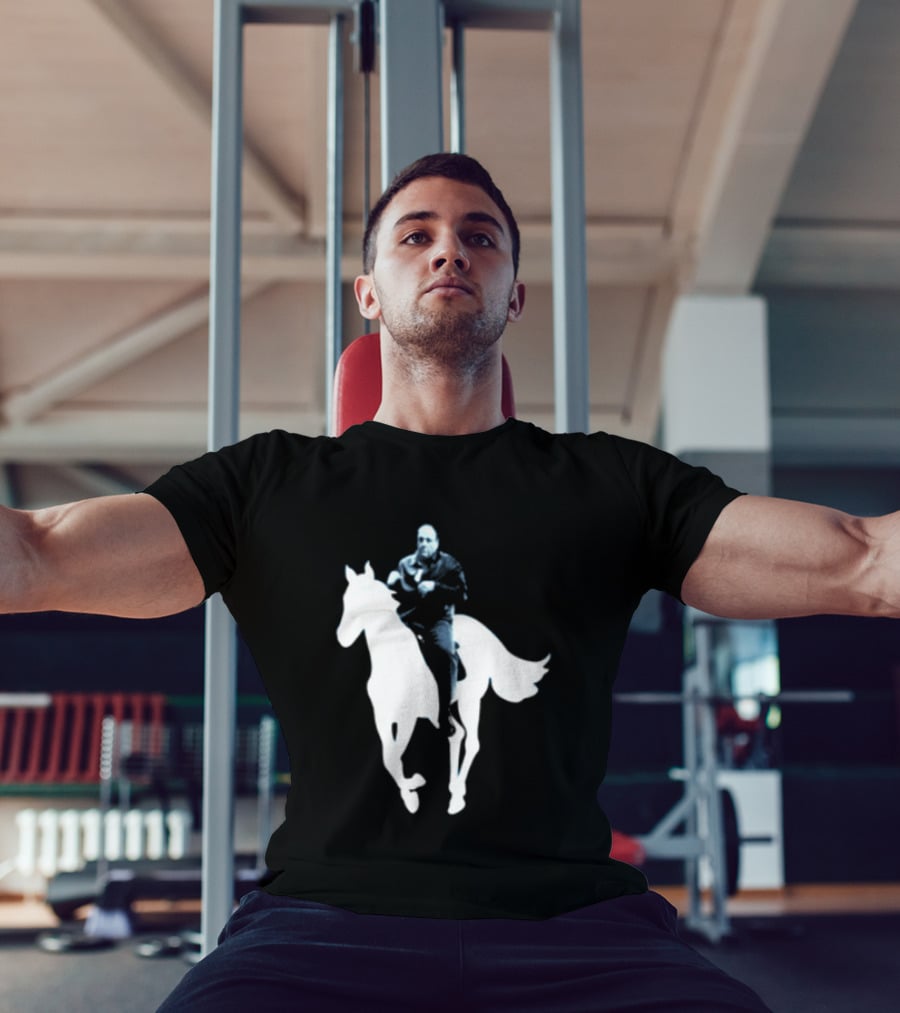 Rogue Co Pie O My Own Summer Millennial Sopranos Iconic Horse Scene T-Shirt
