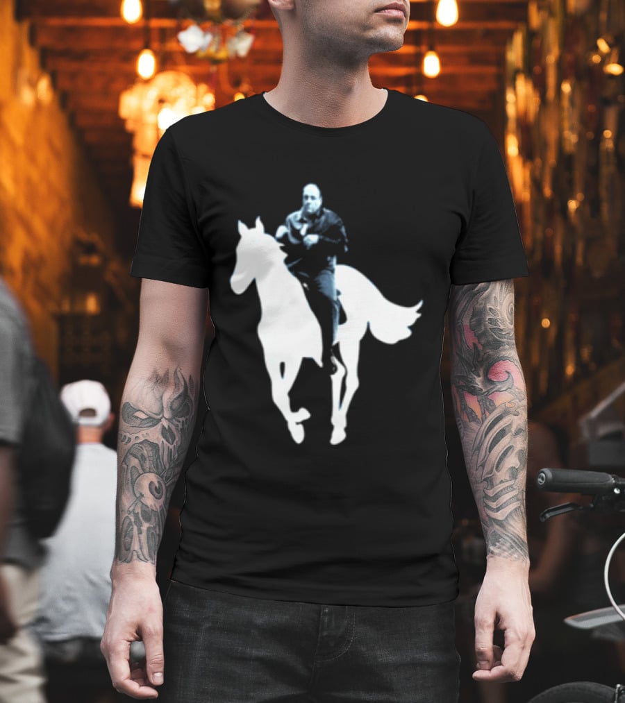 Rogue Co Pie O My Own Summer Millennial Sopranos Iconic Horse Scene T-Shirt