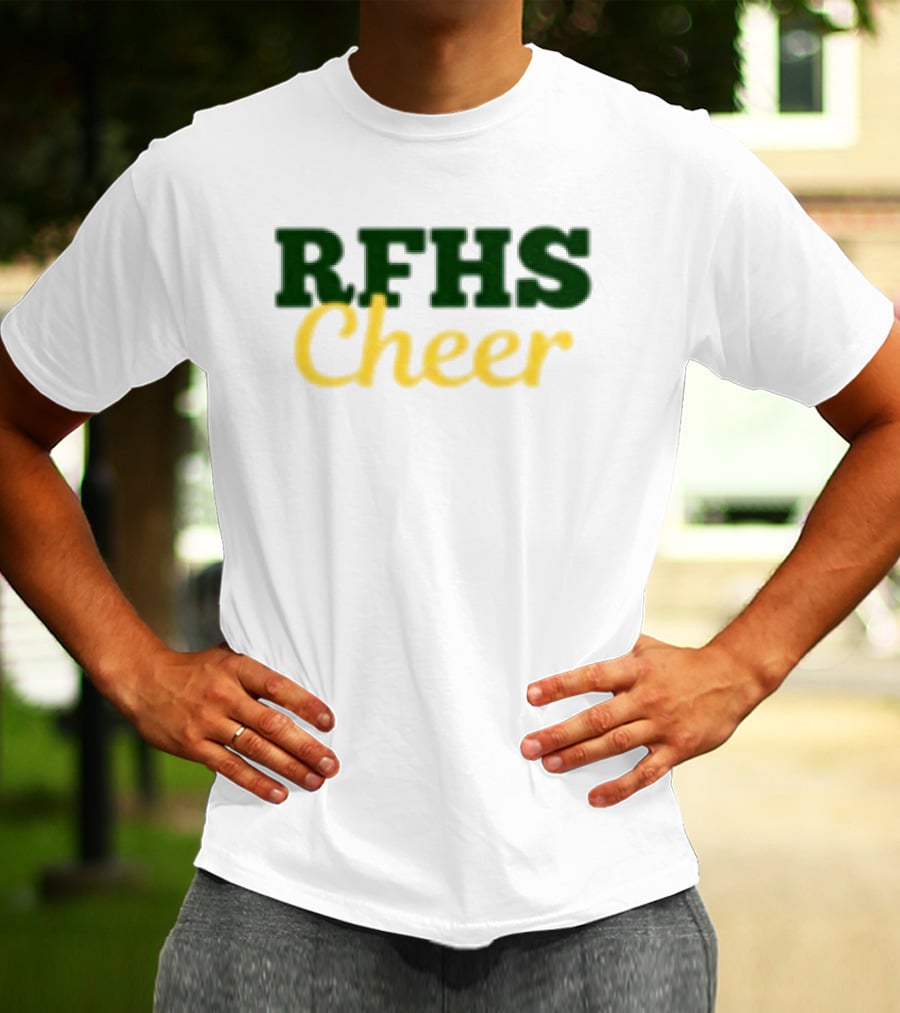 RFHS Cheer Roster Small Front White RF Store T-Shirt