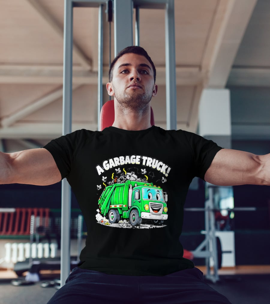 A Garbage Truck Cartoon Animation Fun T-Shirt