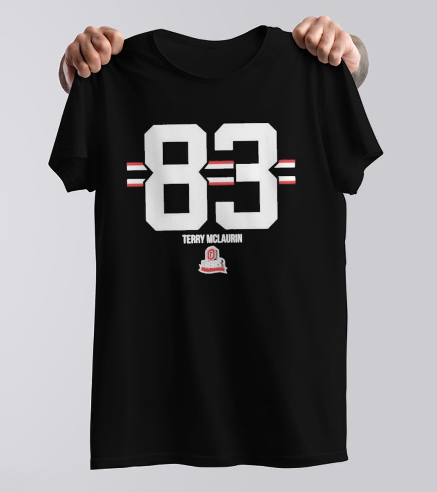 Terry McLaurin 83 Ohio State Buckeyes Football T-Shirt