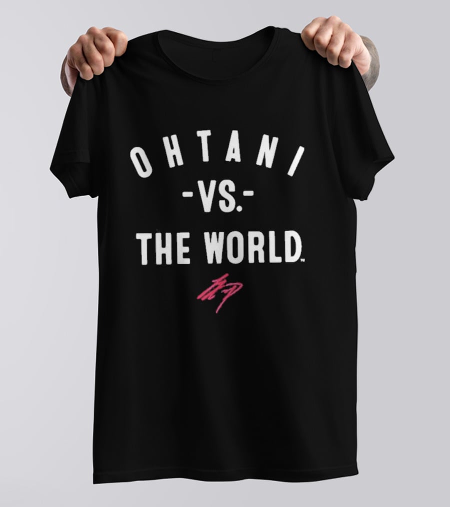 Ohtani Vs. The World Baseball Icon Signature T-Shirt