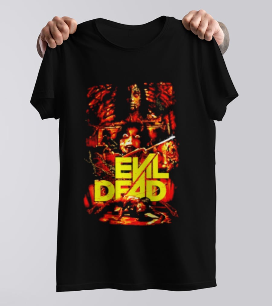Evil Dead Classic Horror Movie Sam Raimi Iconic Cult T-Shirt