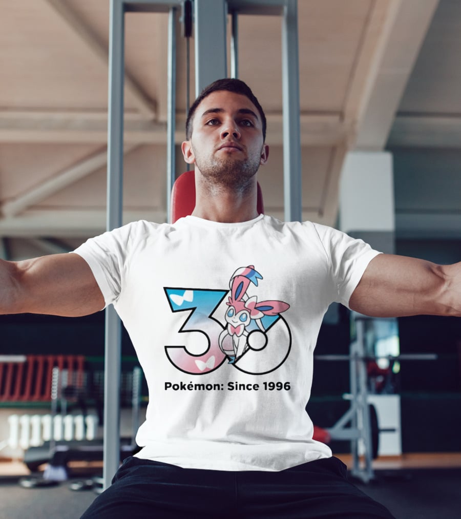 Sylveon Pokémon 30 Years Anniversary Since 1996 Celebration T-Shirt