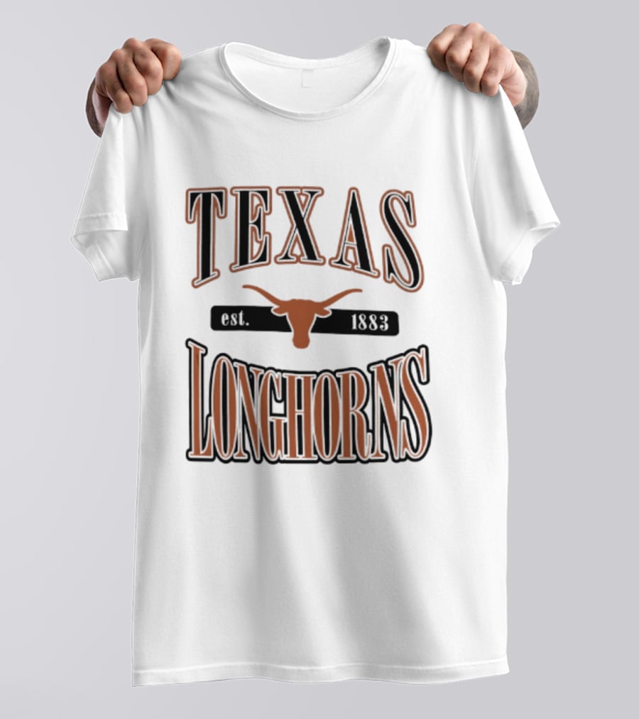 Texas Longhorns Est 1883 Vintage Team Spirit T-Shirt