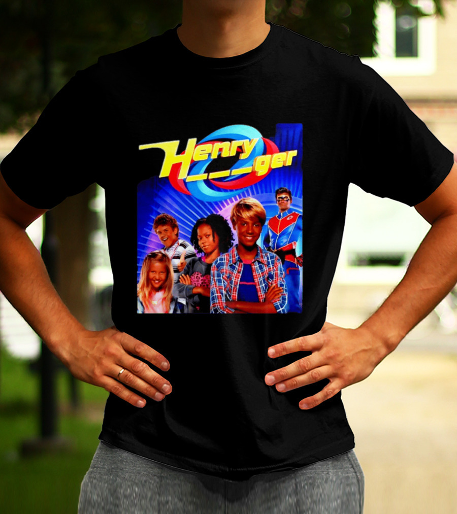 Henry Danger Nickelodeon Kids TV Show Captain Man Superhero Characters T-Shirt