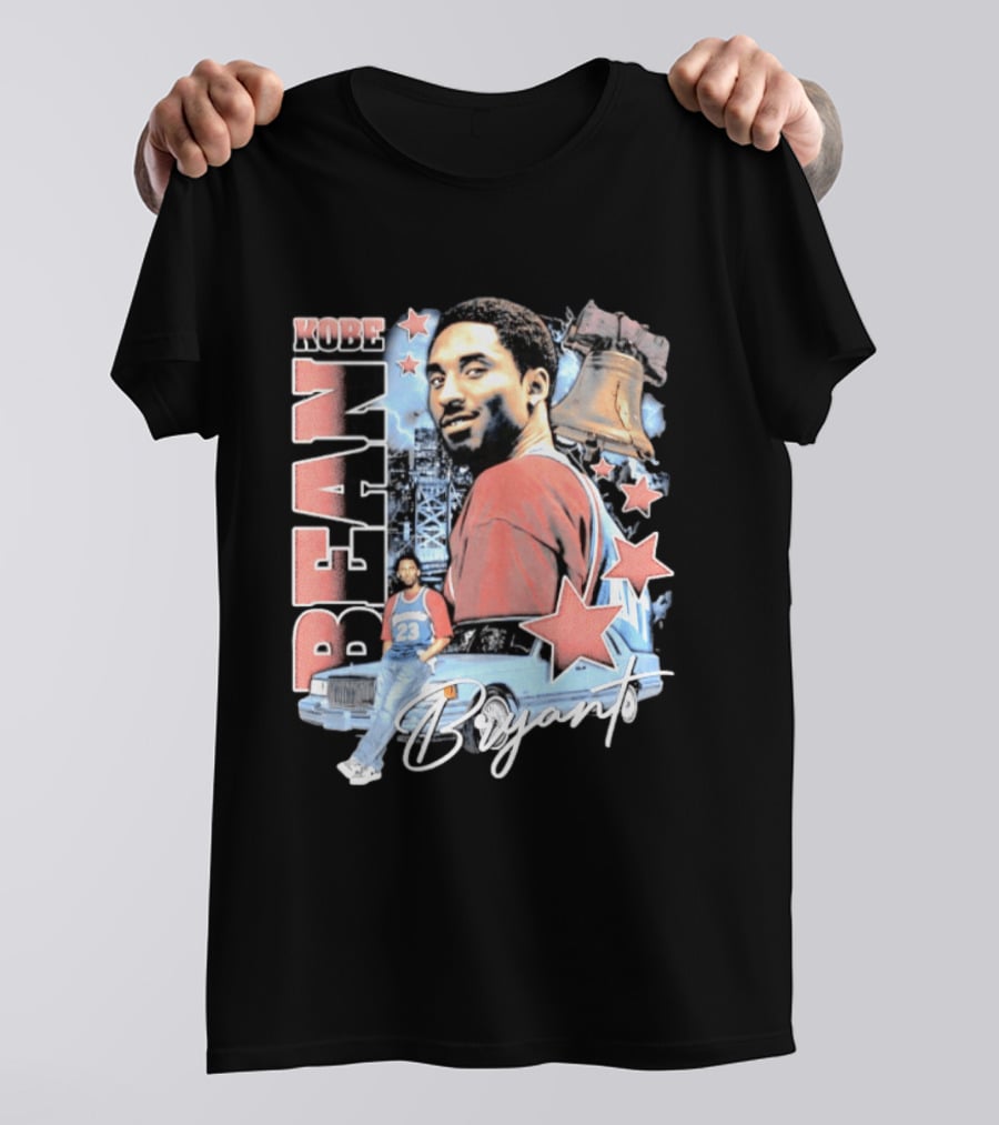 Kobe Bean Bryant Philadelphia Liberty Bell Vintage Style 23 Jersey Retro 76ers T-Shirt