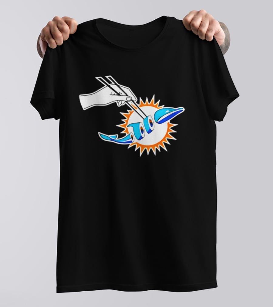Maxx Crosby Las Vegas Raiders Sushi Miami Dolphin T-Shirt