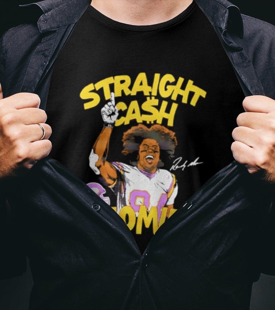 Minnesota Vikings Randy Moss Straight Cash Homie 84 T-Shirt