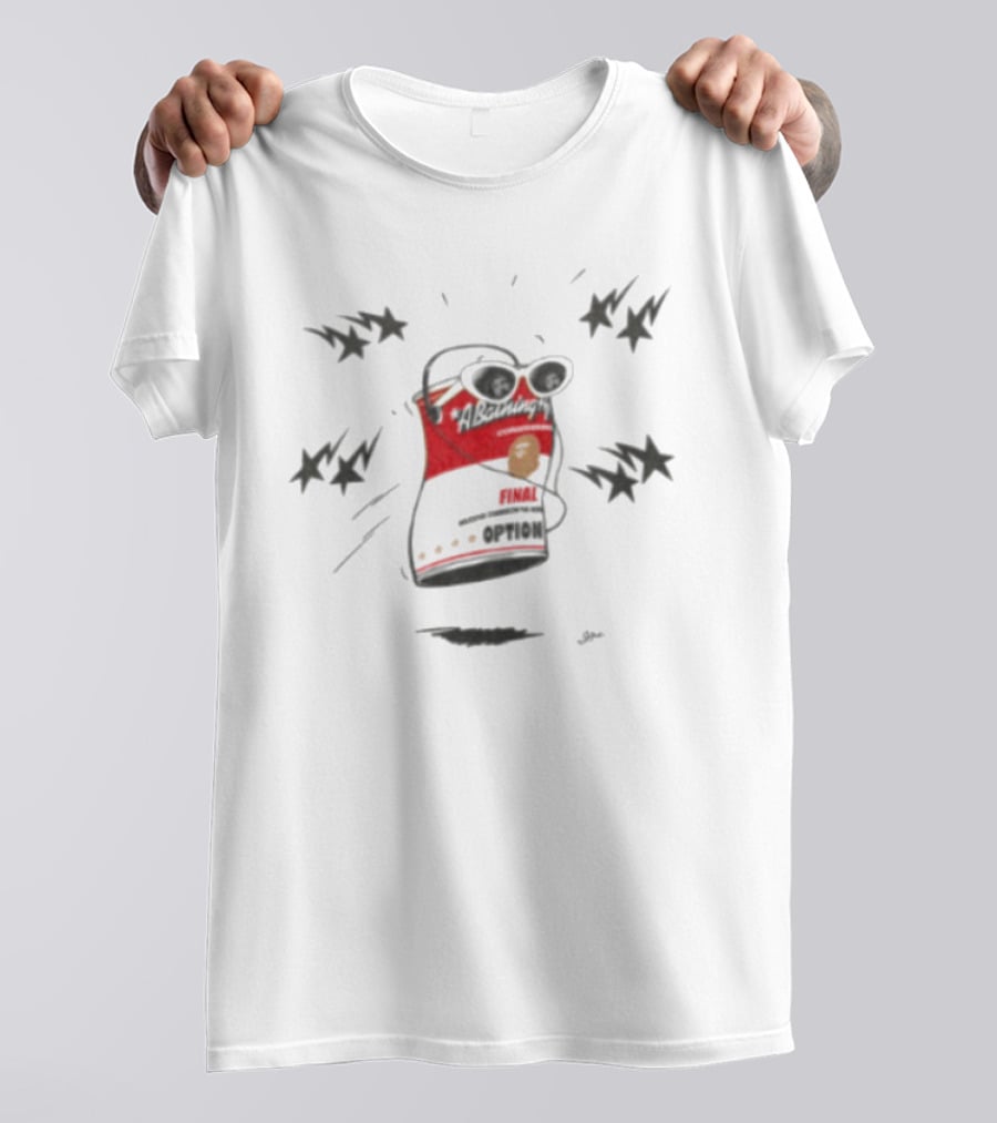 Hbx Store Saint Mxxxxxx Bape Collaboration With Dancing Can T-Shirt