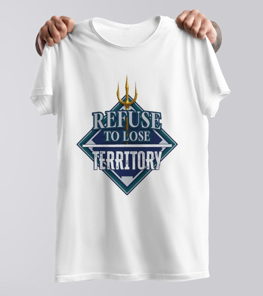 Seattle Seahawks Refuse To Lose Territory Trident T-Shirt