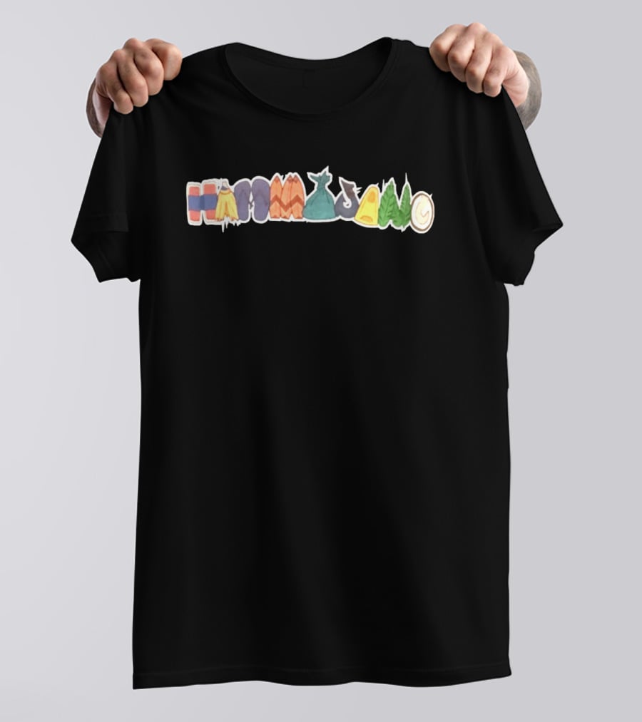 8Ro8 Store Hammajang Colorful Lettering Hat T-Shirt
