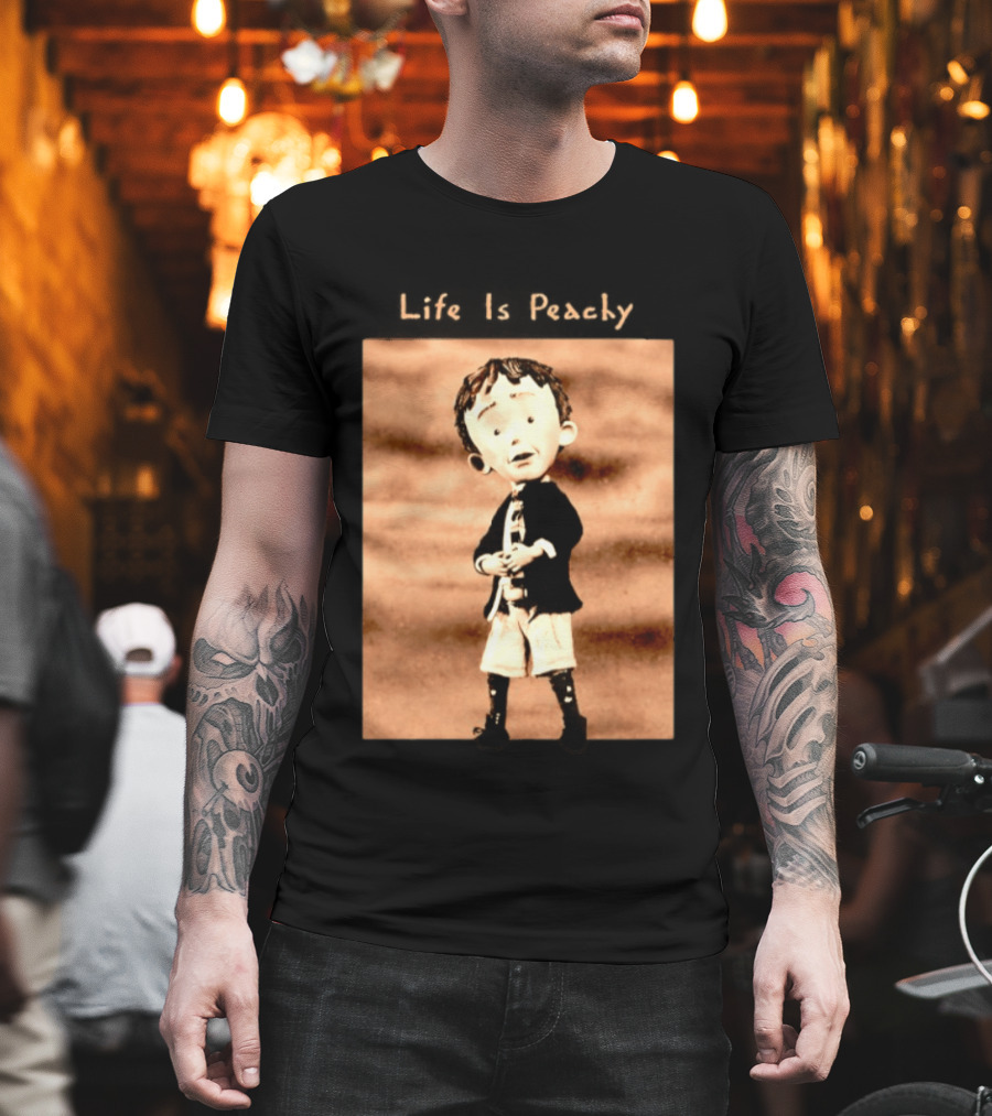 Life Is Peachy Korn Nu Metal Character Jonathan Davis T-Shirt