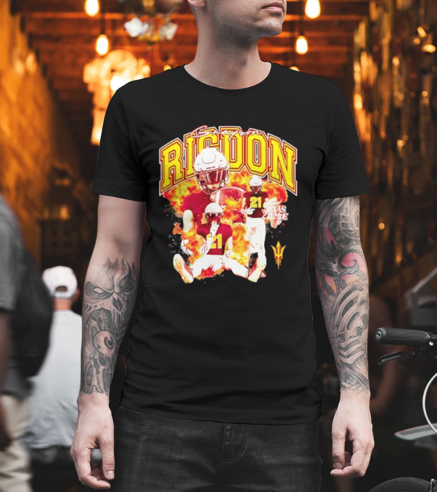 Grayson Rigdon 21 Arizona State Texas Tempe Football Player T-Shirt