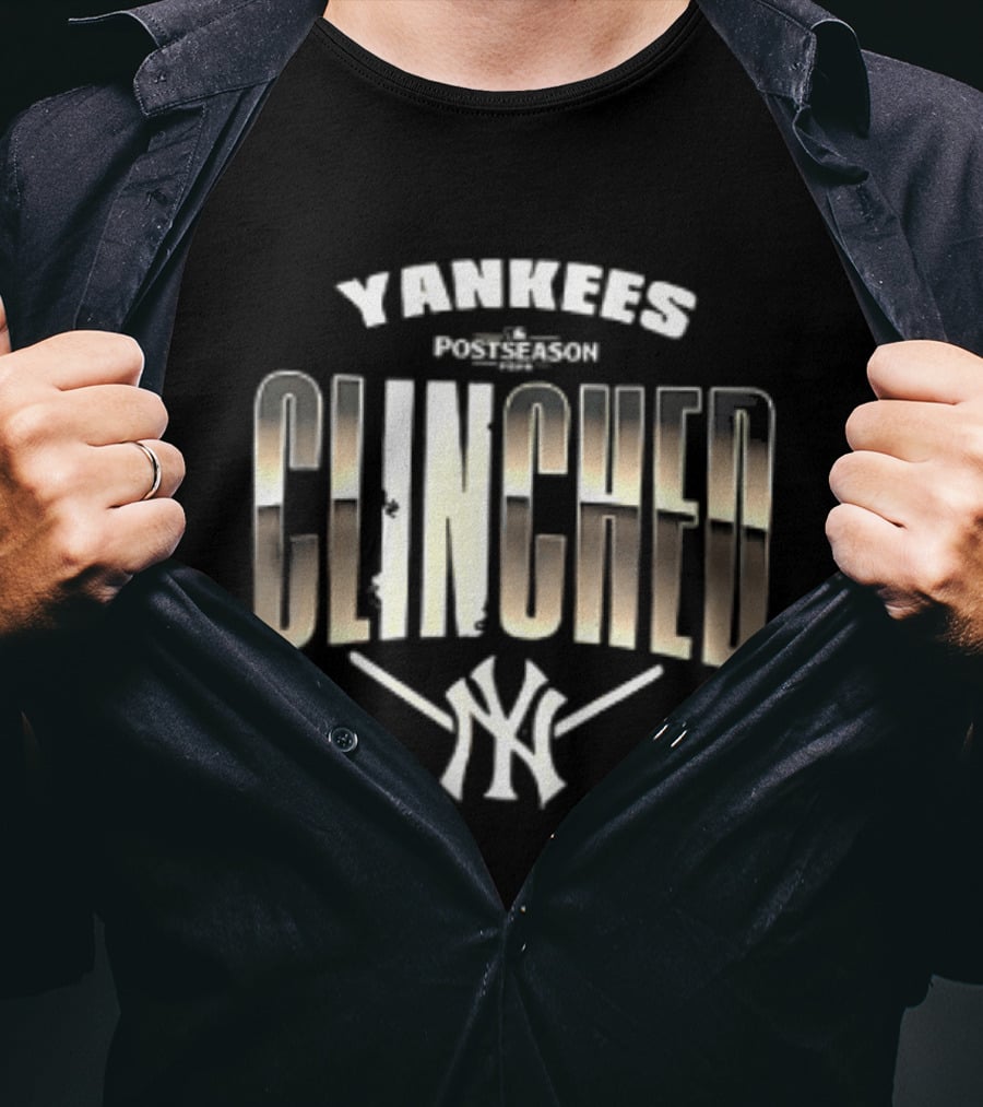 Yankees Clinched October 2026 Postseason Baseball T-Shirt