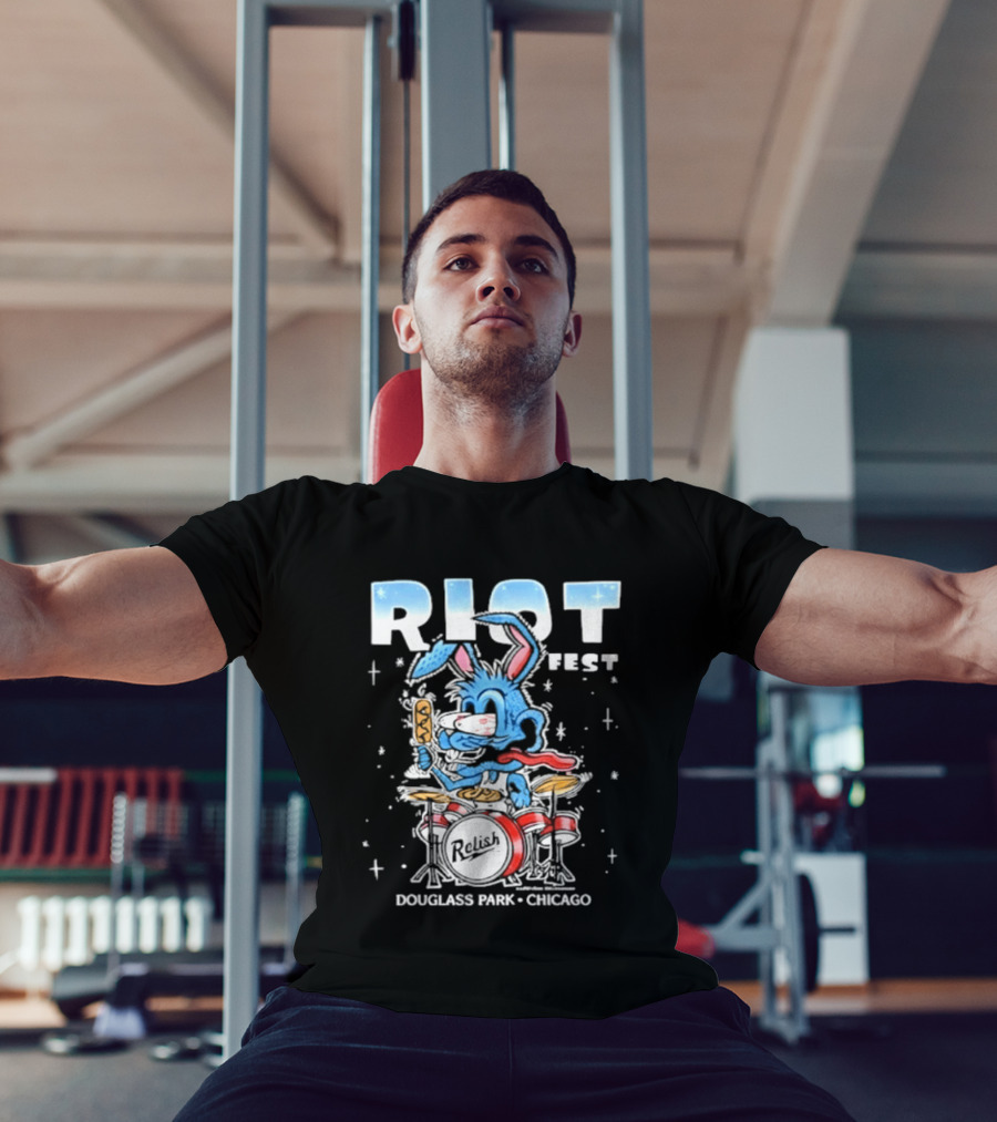 Riot Fest 2026 Douglass Park Chicago Exclusive Bunny Drummer September 18 20 2026 T-Shirt