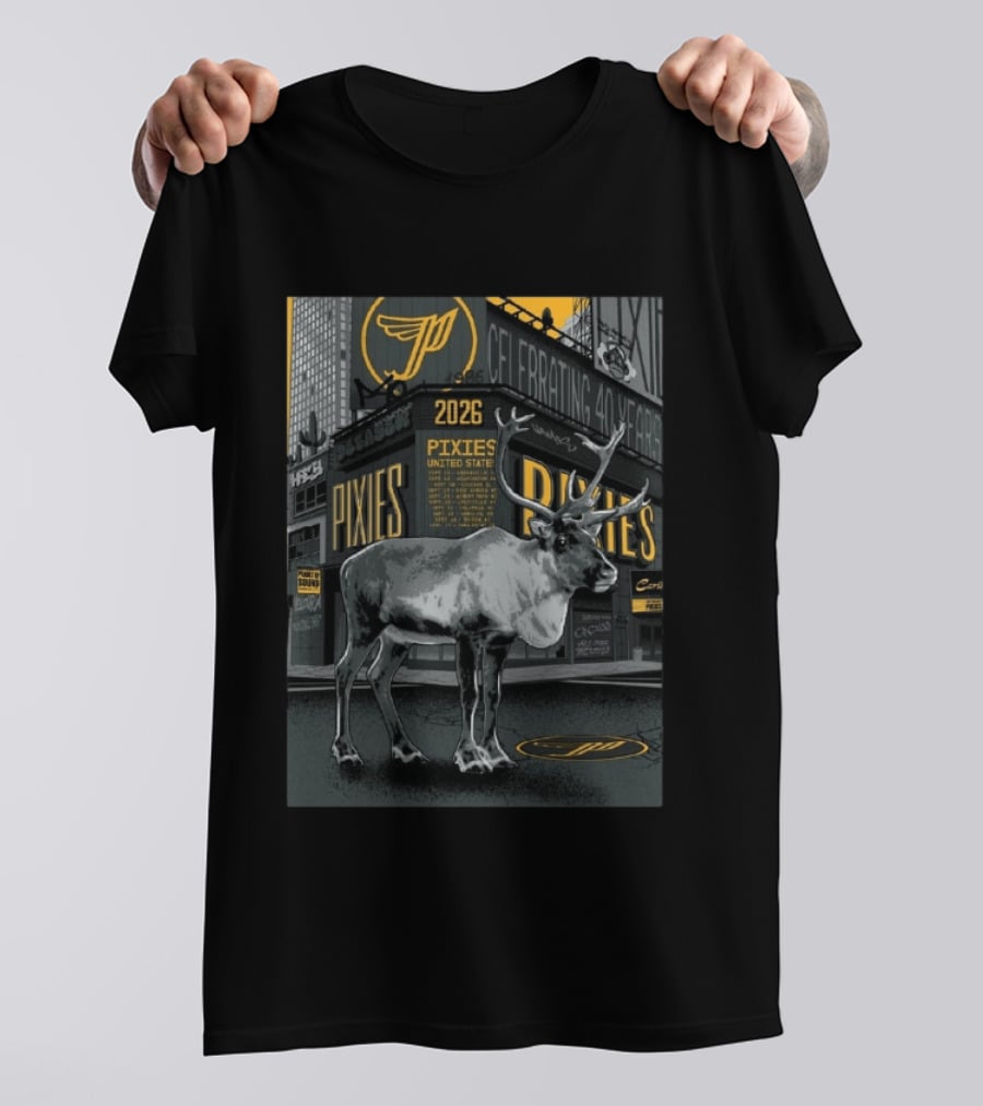 2026 Pixies United States Tour Celebrating 40 Years T-Shirt
