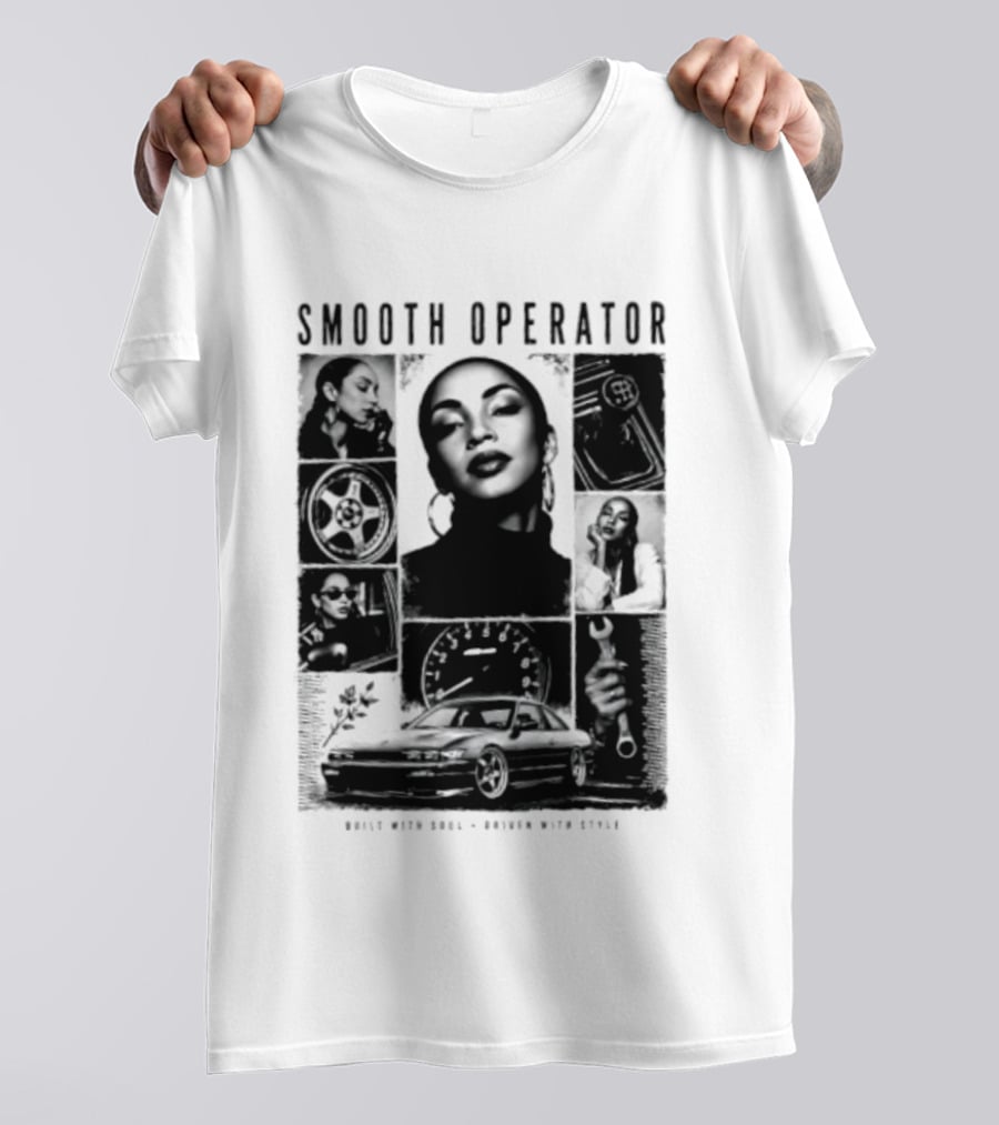 Smooth Operator Built With Soul Driven With Style Vintage Car Icon Retro Look T-Shirt