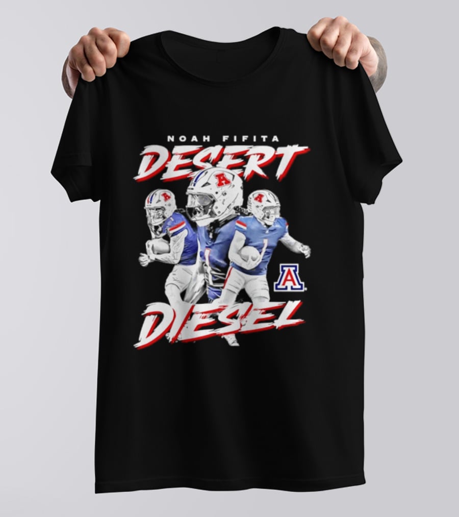 Noah Fifita Desert Diesel Arizona Wildcats NCAA Football T-Shirt