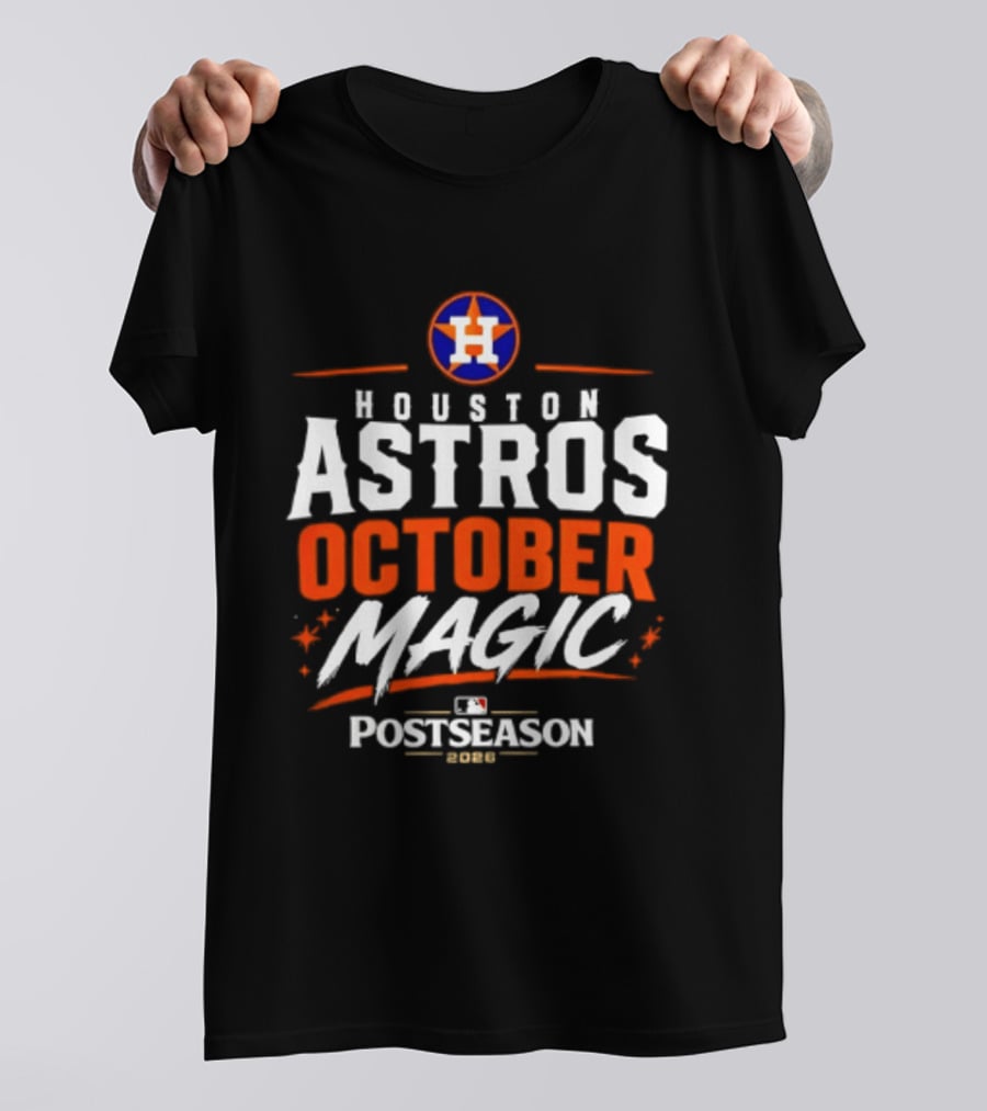 Houston Astros October Magic MLB Postseason 2026 T-Shirt