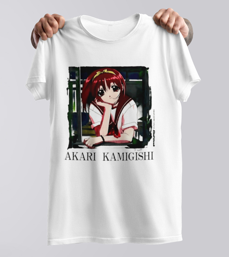 Akari Kamigishi To Heart Anime Character Image T-Shirt