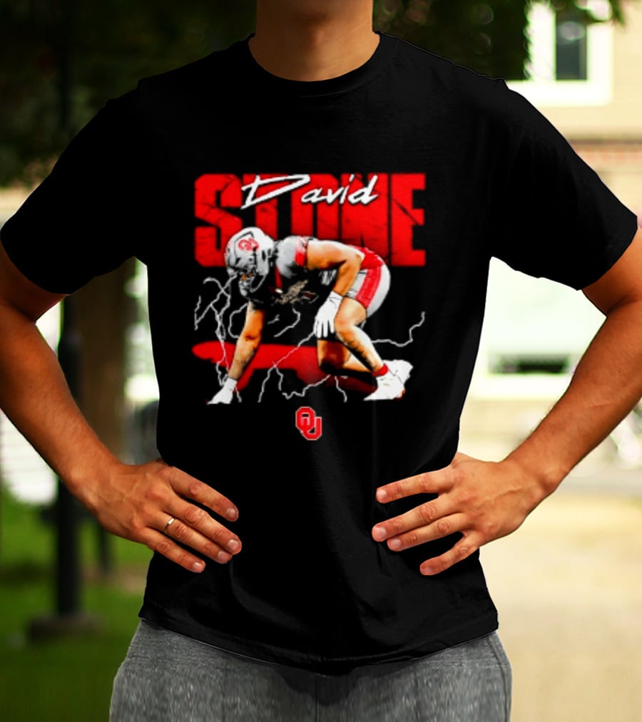 David Stone Oklahoma Sooners NCAA Football T-Shirt