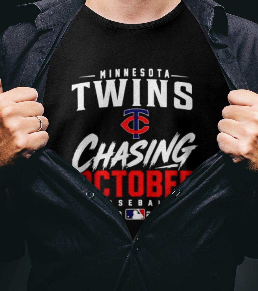 Minnesota Twins MLB 2026 Chasing October Baseball T-Shirt