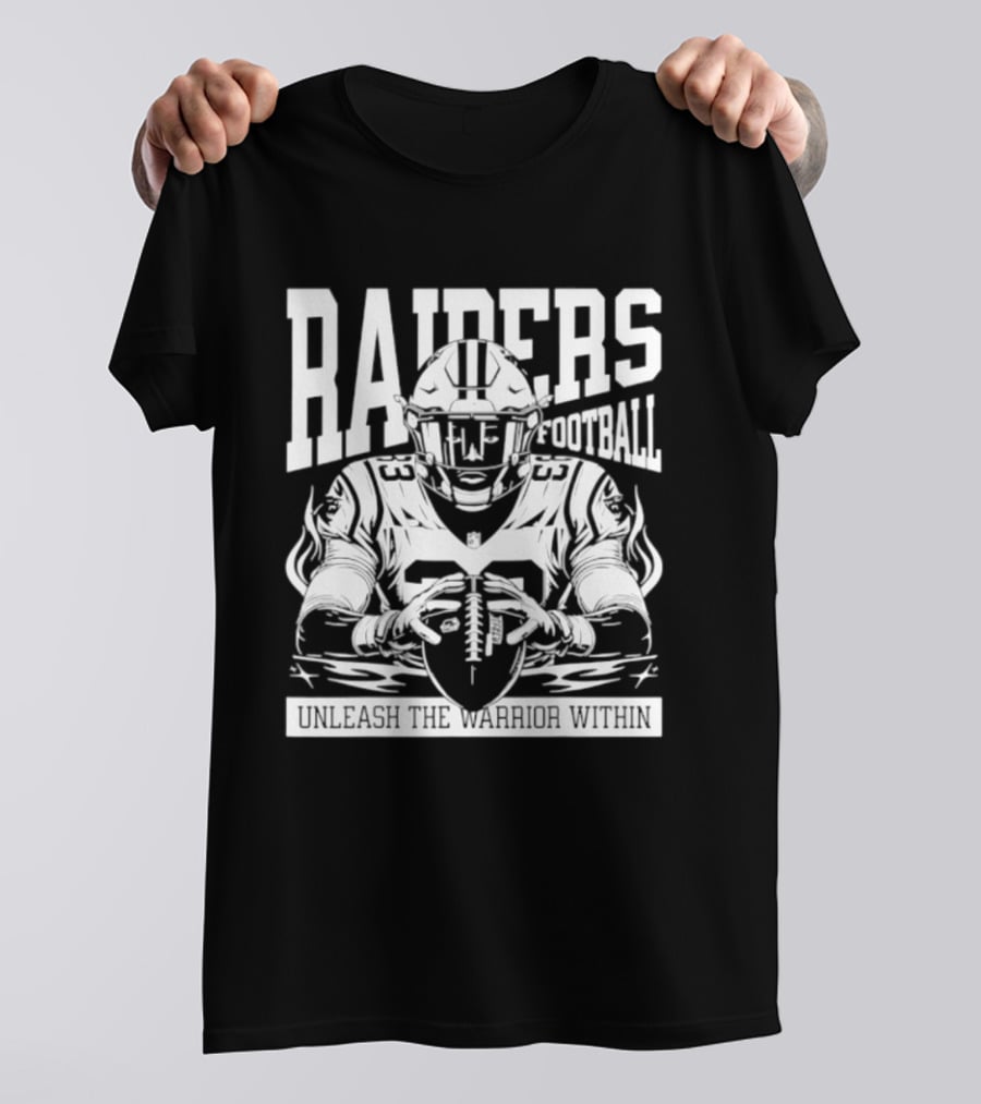 Las Vegas Raiders Football Unleash The Warrior Within T-Shirt